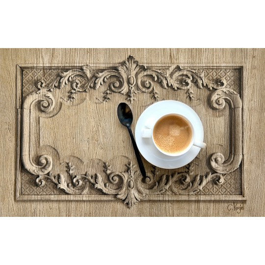 Haussmann elm wood woodworks vinyl placemat