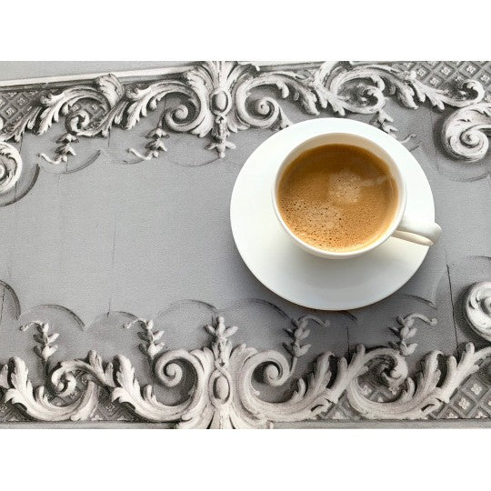 Light grey Haussmann woodworks vinyl placemat