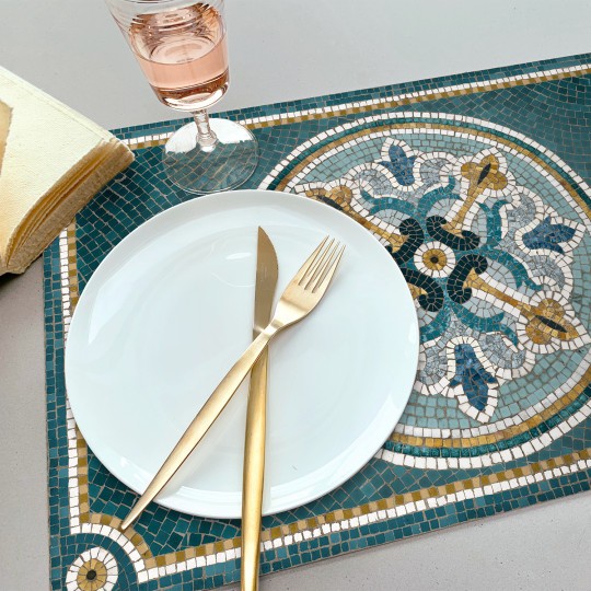 Mosaic vinyl placemat Alma