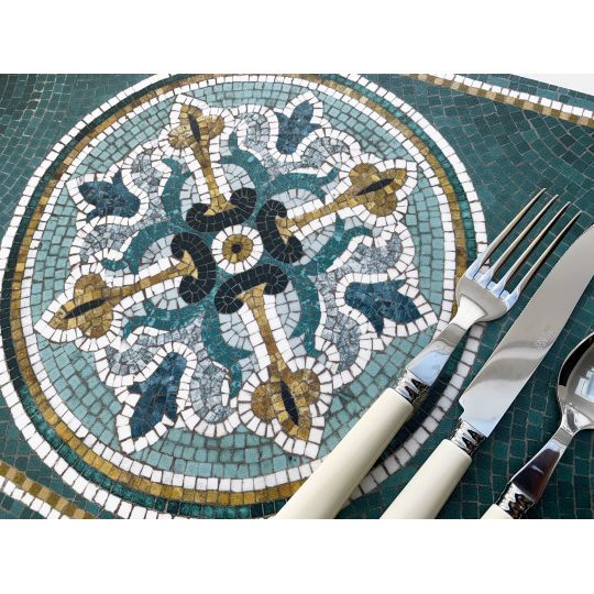 Mosaic vinyl placemat Alma