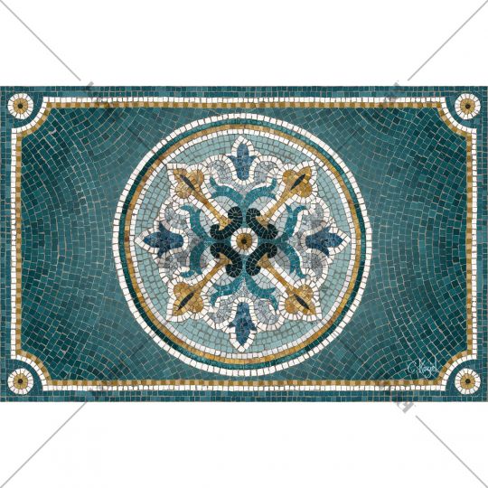 Mosaic vinyl placemat Alma