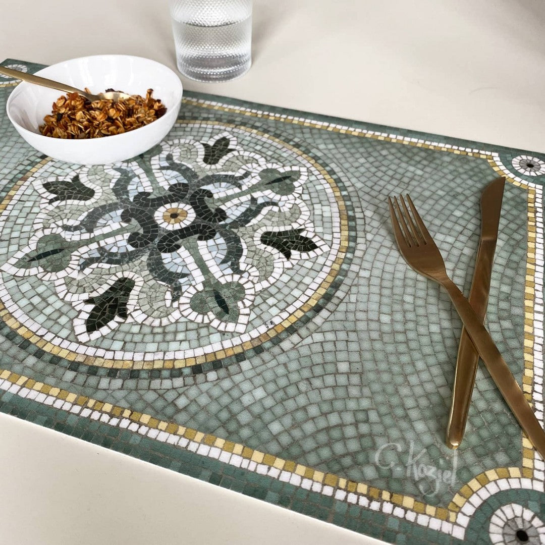 Mosaic vinyl placemat Amanda