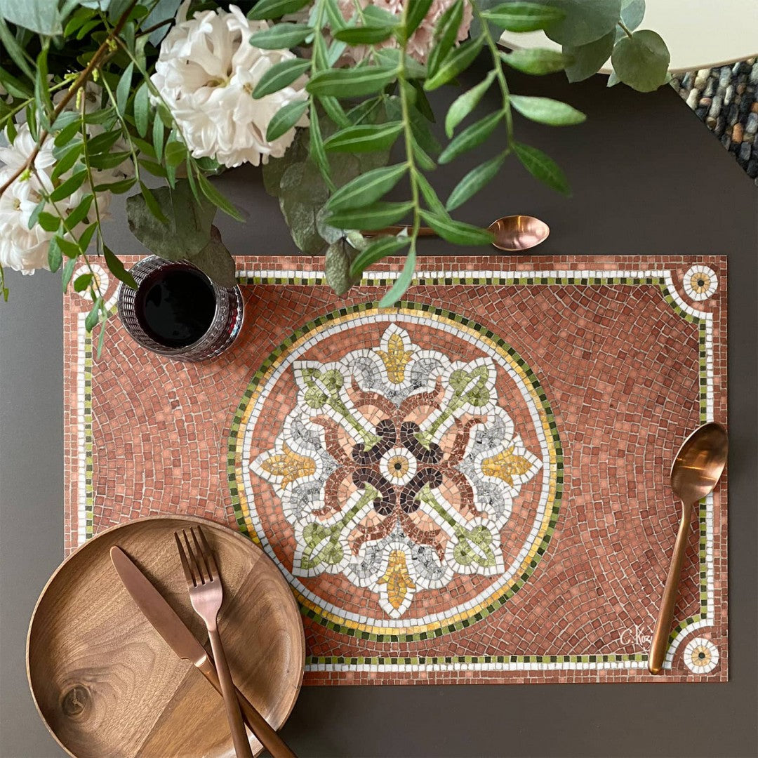 Mosaic vinyl placemat Assia