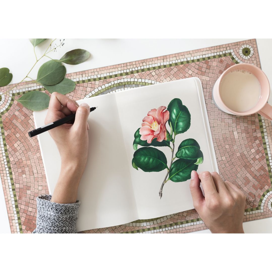 Mosaic vinyl placemat Flora