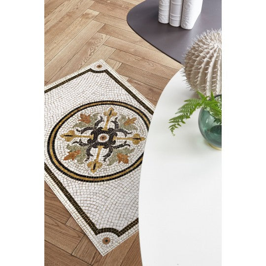 Helena vinyl mosaic rug 96x60cm