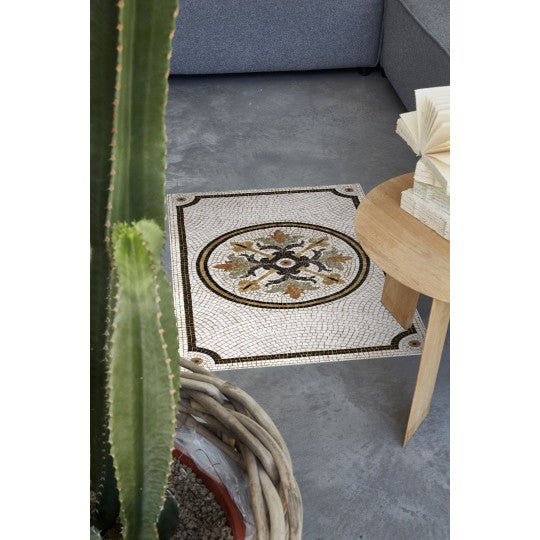 Helena vinyl mosaic rug 96x60cm