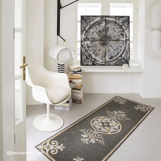 Vinyl mosaic rug Sofia - runner size