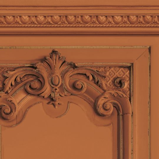 Set of Haussmann wood panels - Burnt Sienna