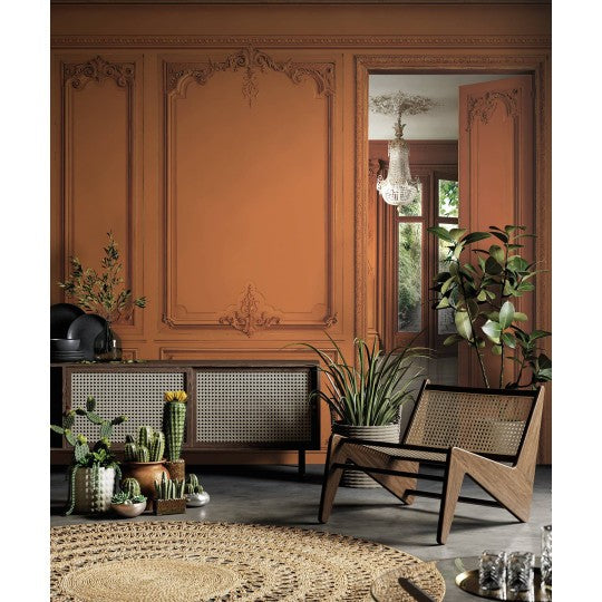 Set of Haussmann wood panels - Burnt Sienna