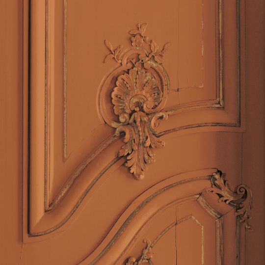 Set of Haussmann wood panels - Burnt Sienna