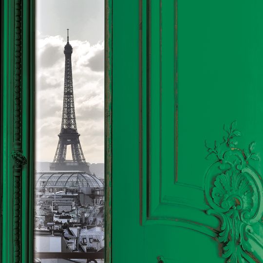 Set of Haussmann wood panels - Canopy green