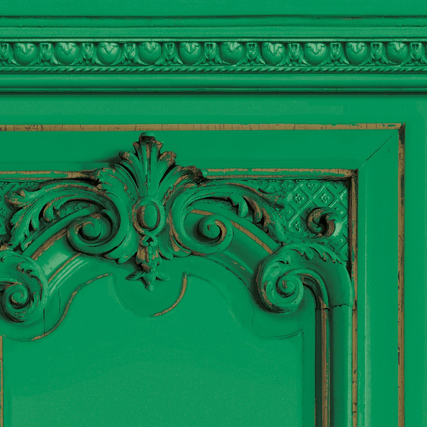 Set of Haussmann wood panels - Canopy green