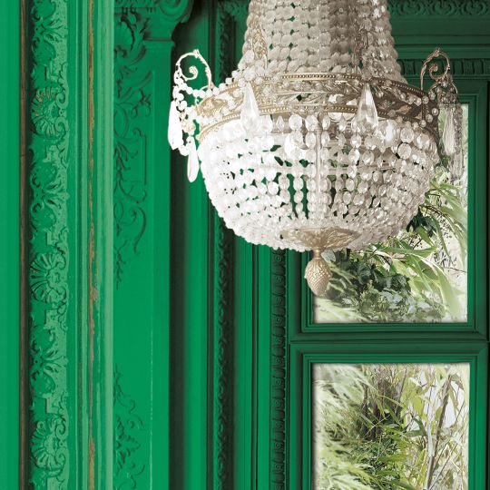 Set of Haussmann wood panels - Canopy green