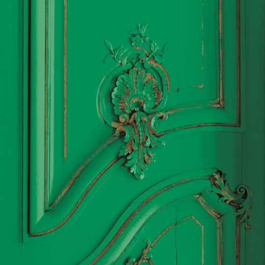 Set of Haussmann wood panels - Canopy green