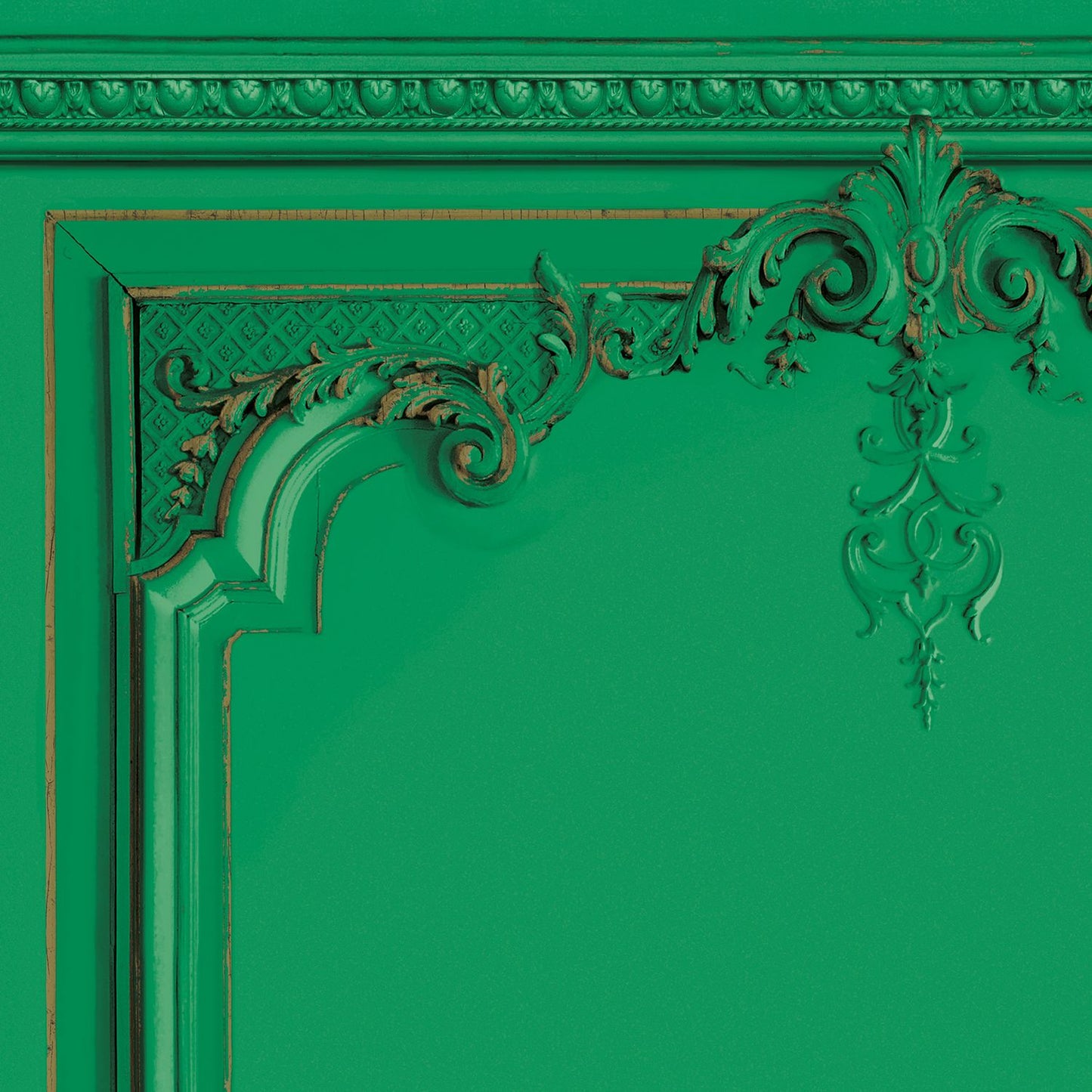 Set of Haussmann wood panels - Canopy green