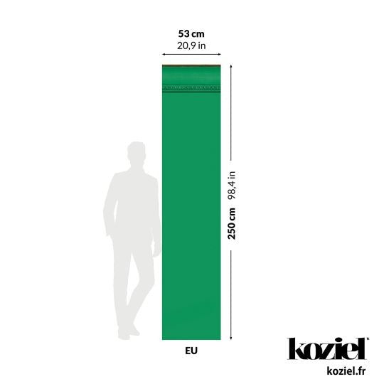 Set of Haussmann wood panels - Canopy green