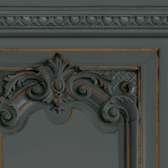 Set of Haussmann wood panels - charcoal