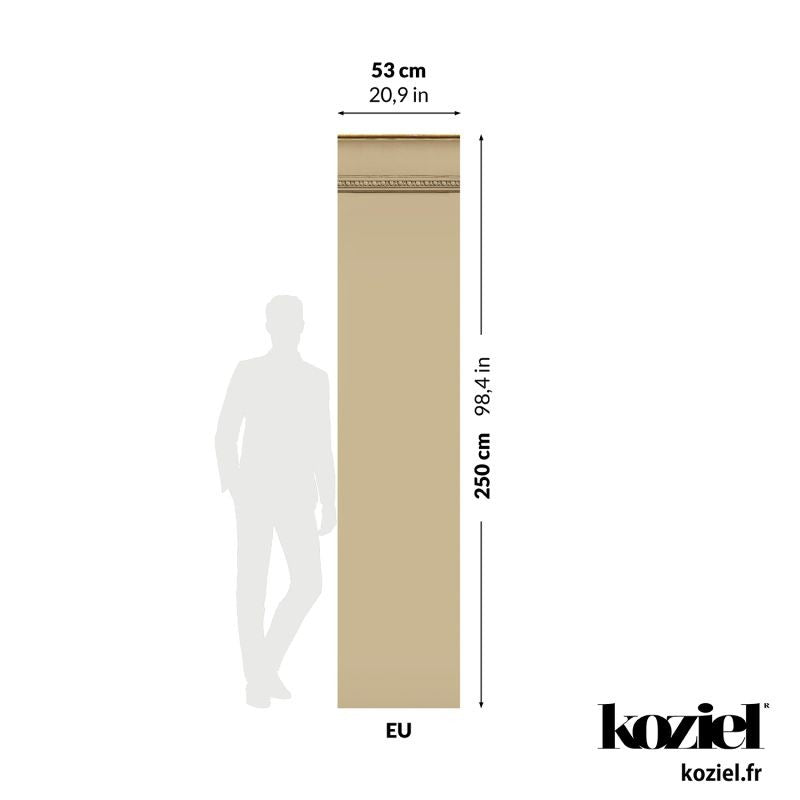 Set of Haussmann wood panels - Latte