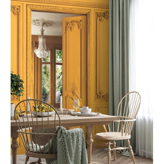 Set of Haussmann wood panels - Saffron yellow