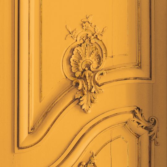 Set of Haussmann wood panels - Saffron yellow