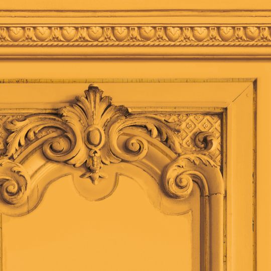 Set of Haussmann wood panels - Saffron yellow