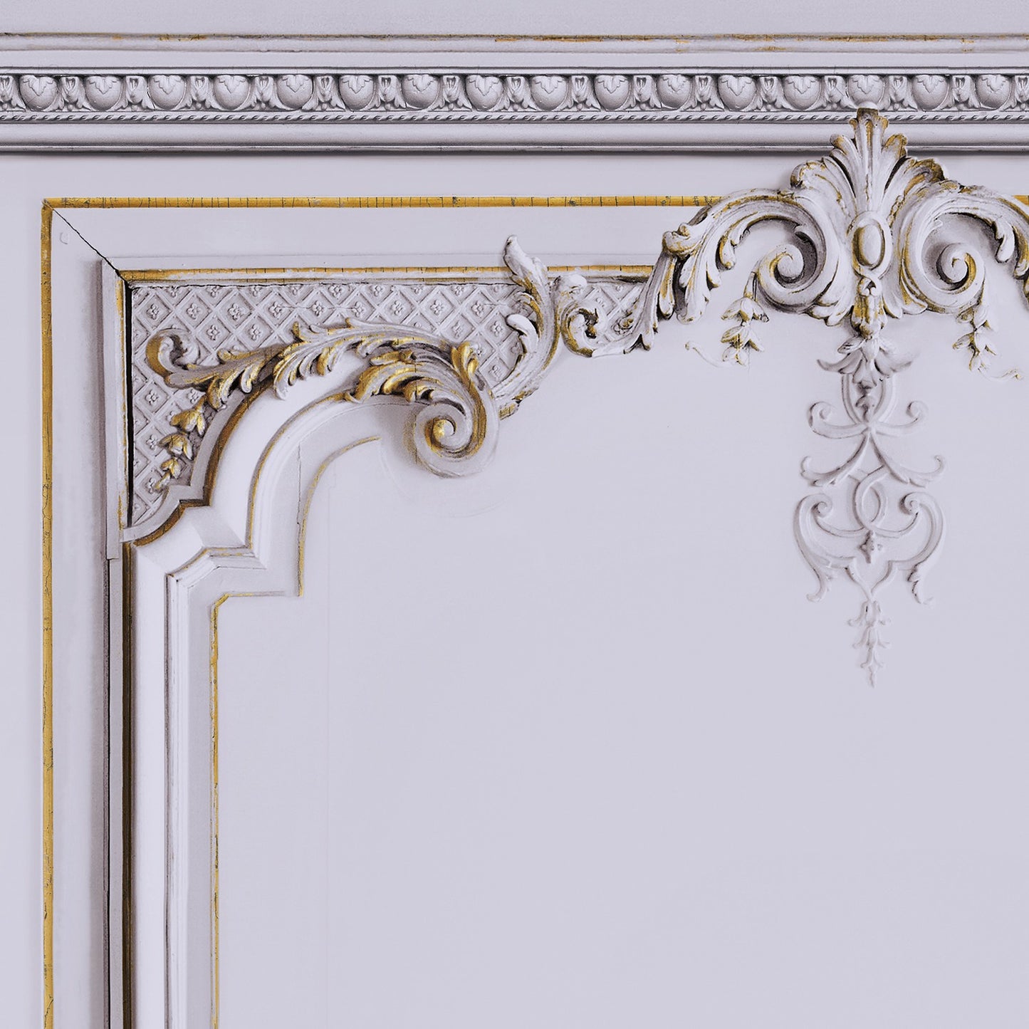 Set of Haussmann wood panels - Wisteria