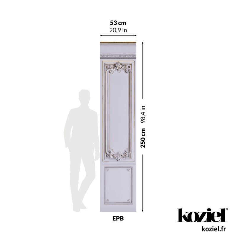 Set of Haussmann wood panels - Wisteria