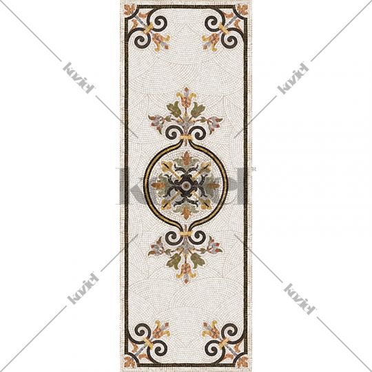 Helena vinyl mosaic rug - runner size